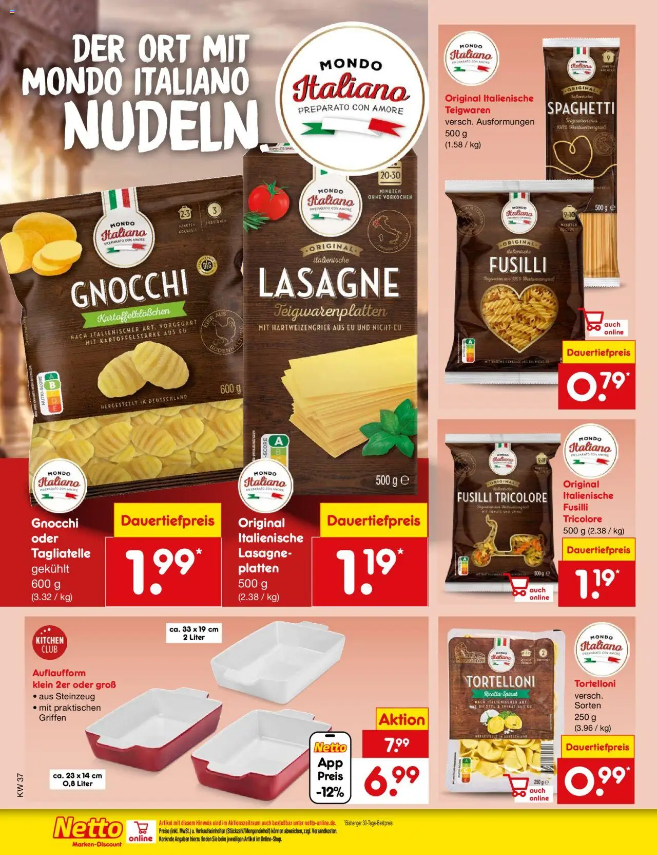 Netto Marken-Discount Prospekt 	 – gültig ab 08.09.2025 | Seite: 20 | Produkte: Nudeln