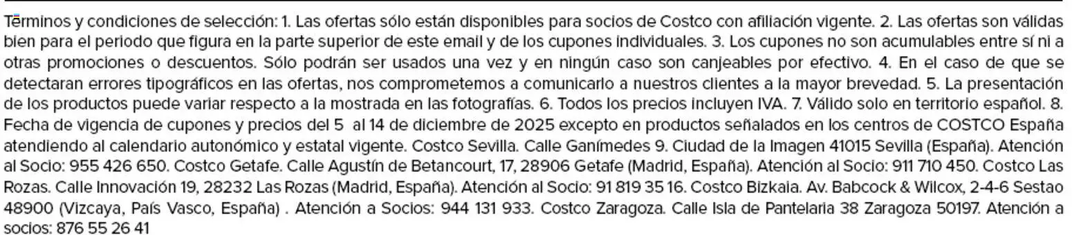 Costco catálogo │ válido desde el 05.12.2025 | Página: 9