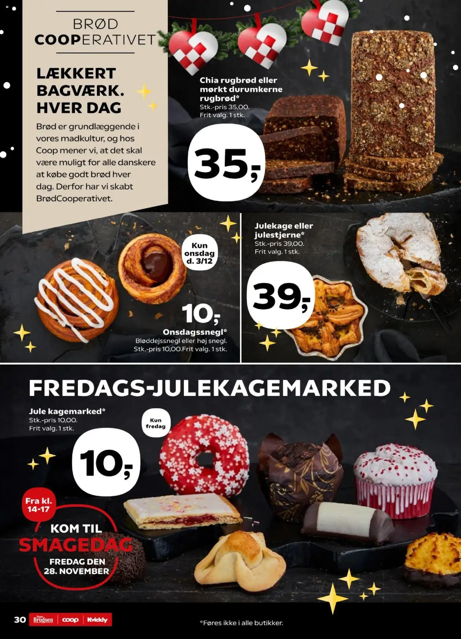 Kvickly tilbudsavis – gyldig fra 28.11.2025 | Side: 32 | Produkter: Brød, Rugbrød