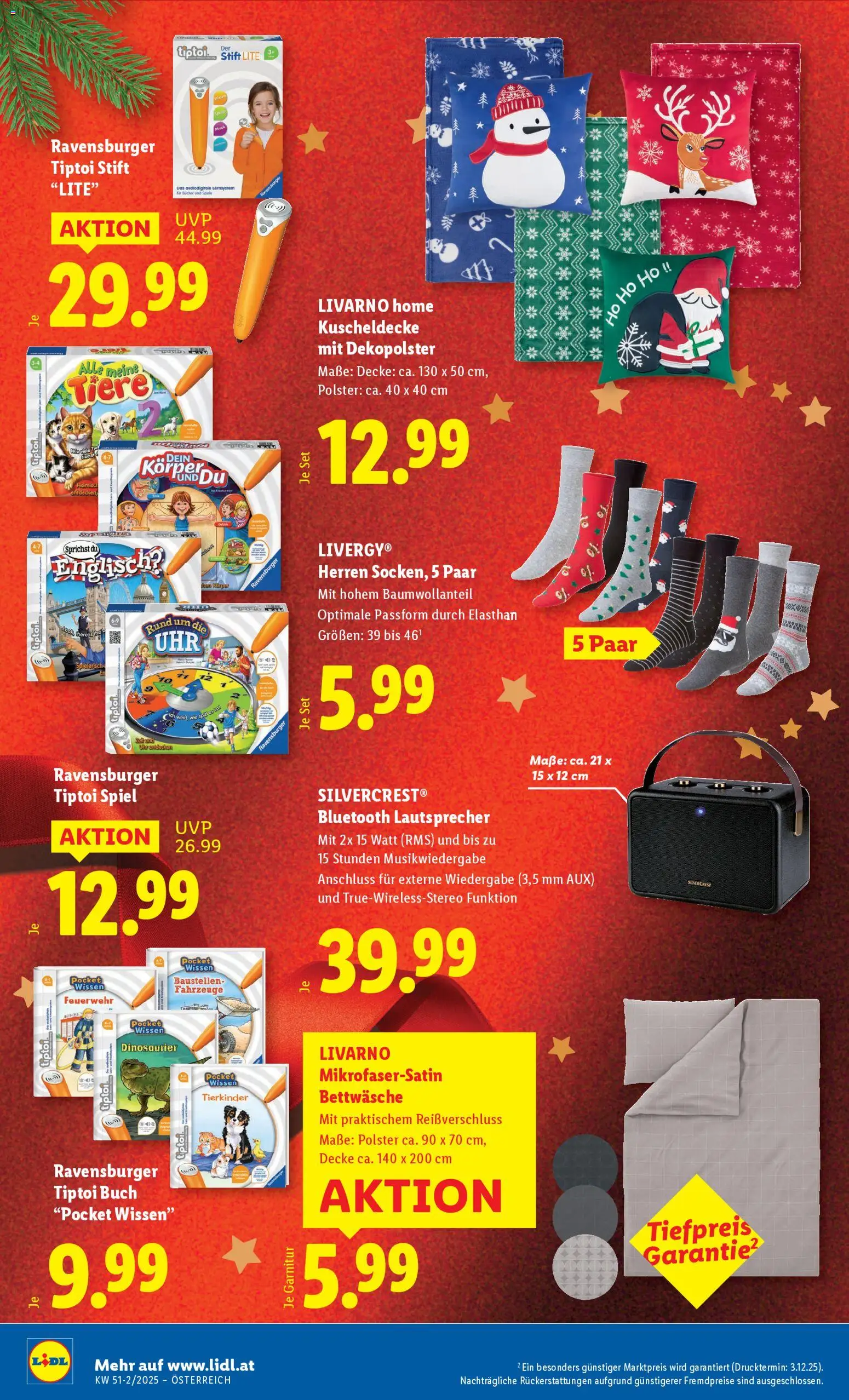 Lidl Flugblatt gültig ab 18.12.2025 | Seite: 24 | Produkte: Spiel, Lautsprecher, Decke