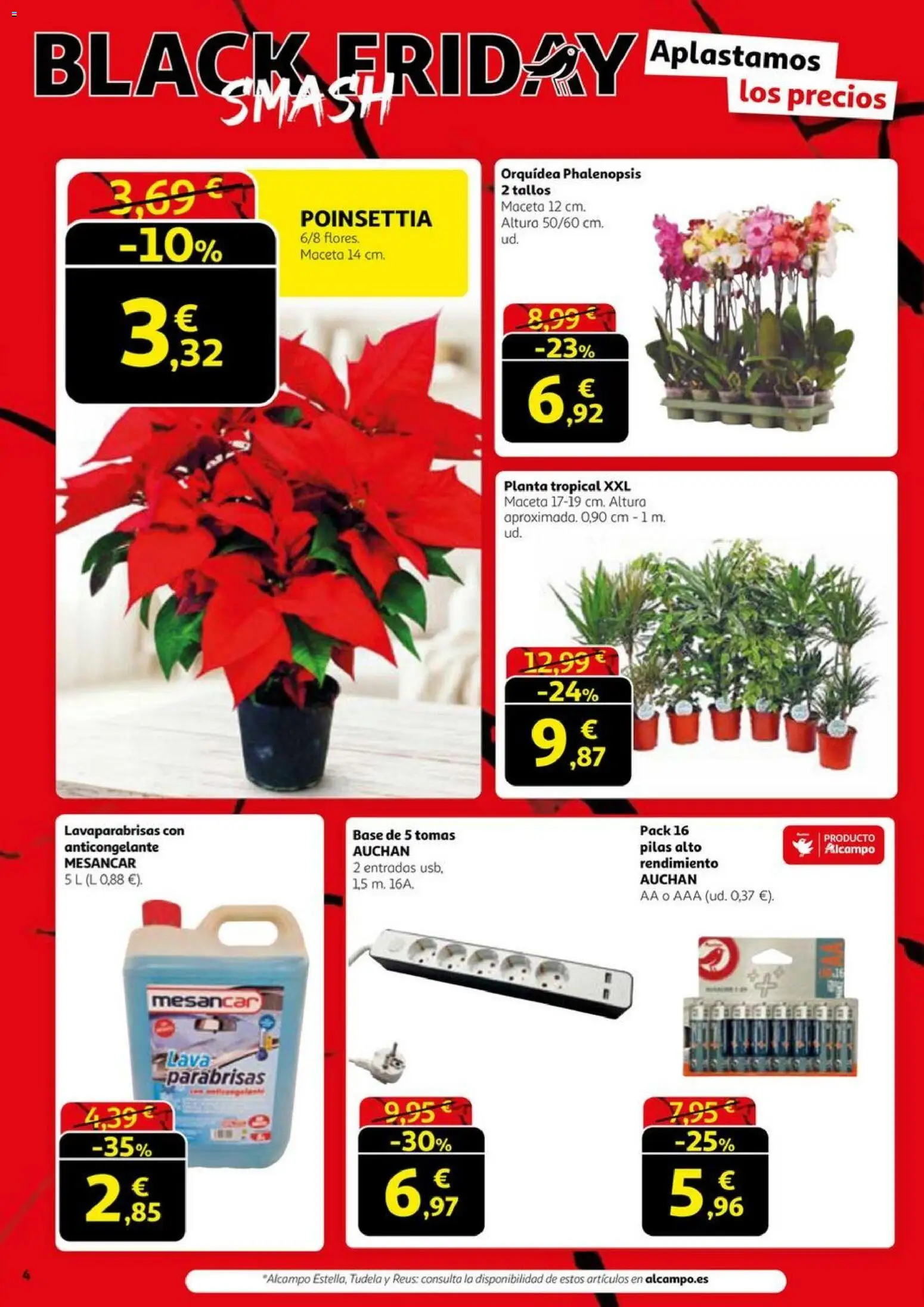 Alcampo -  Black Friday │ válido desde el 06.11.2025 | Página: 4 | Productos: Maceta