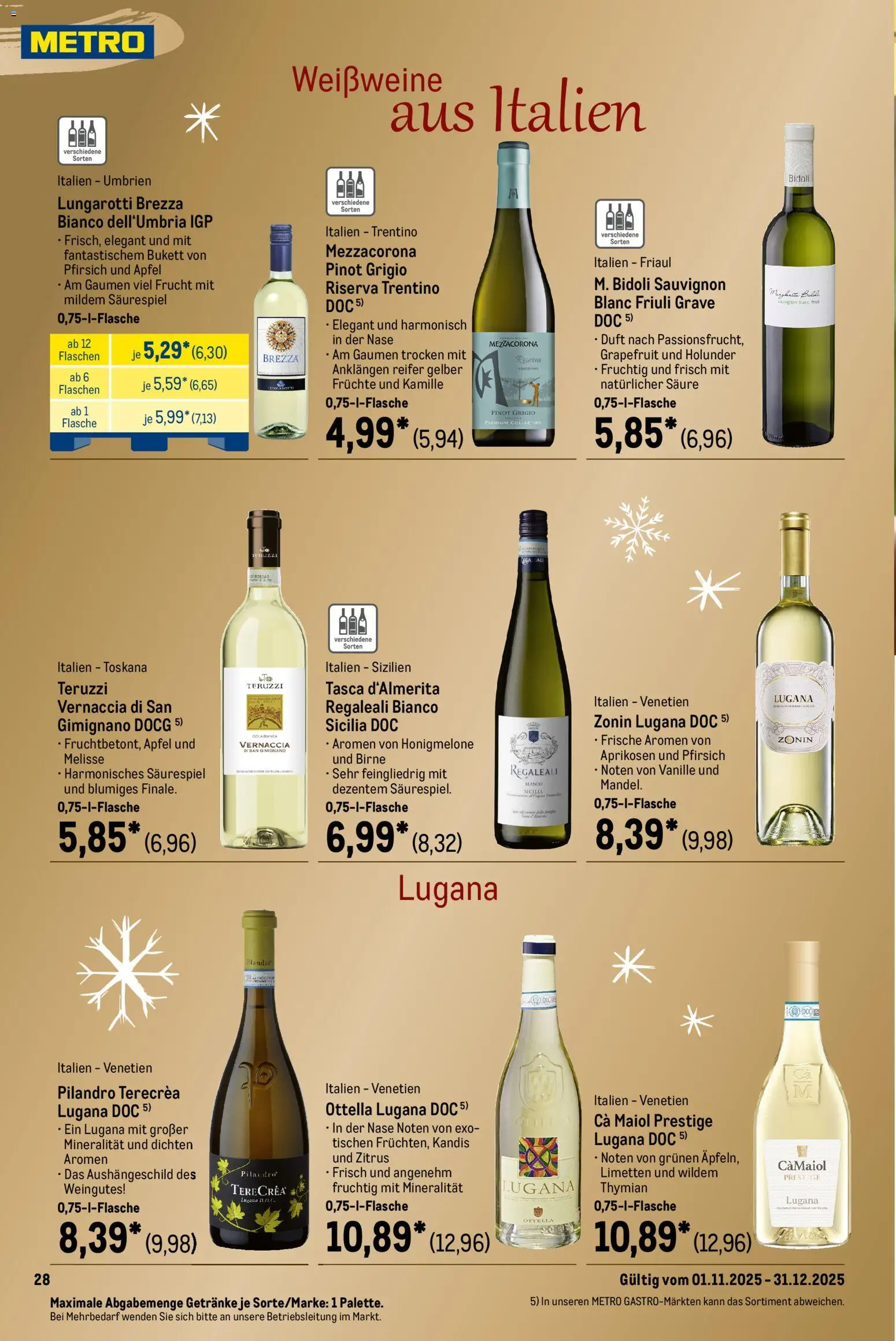 Metro Saisonkatalog Festliche Momente – gültig ab 01.11.2025 | Seite: 28 | Produkte: Limetten, Duft, Grapefruit, Birne