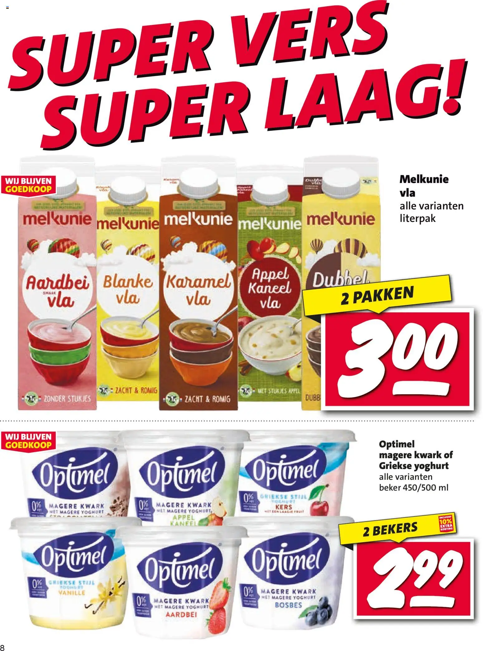 {H1} | Pagina: 8 | Producten: Beker, Kwark, Pavilon, Appel