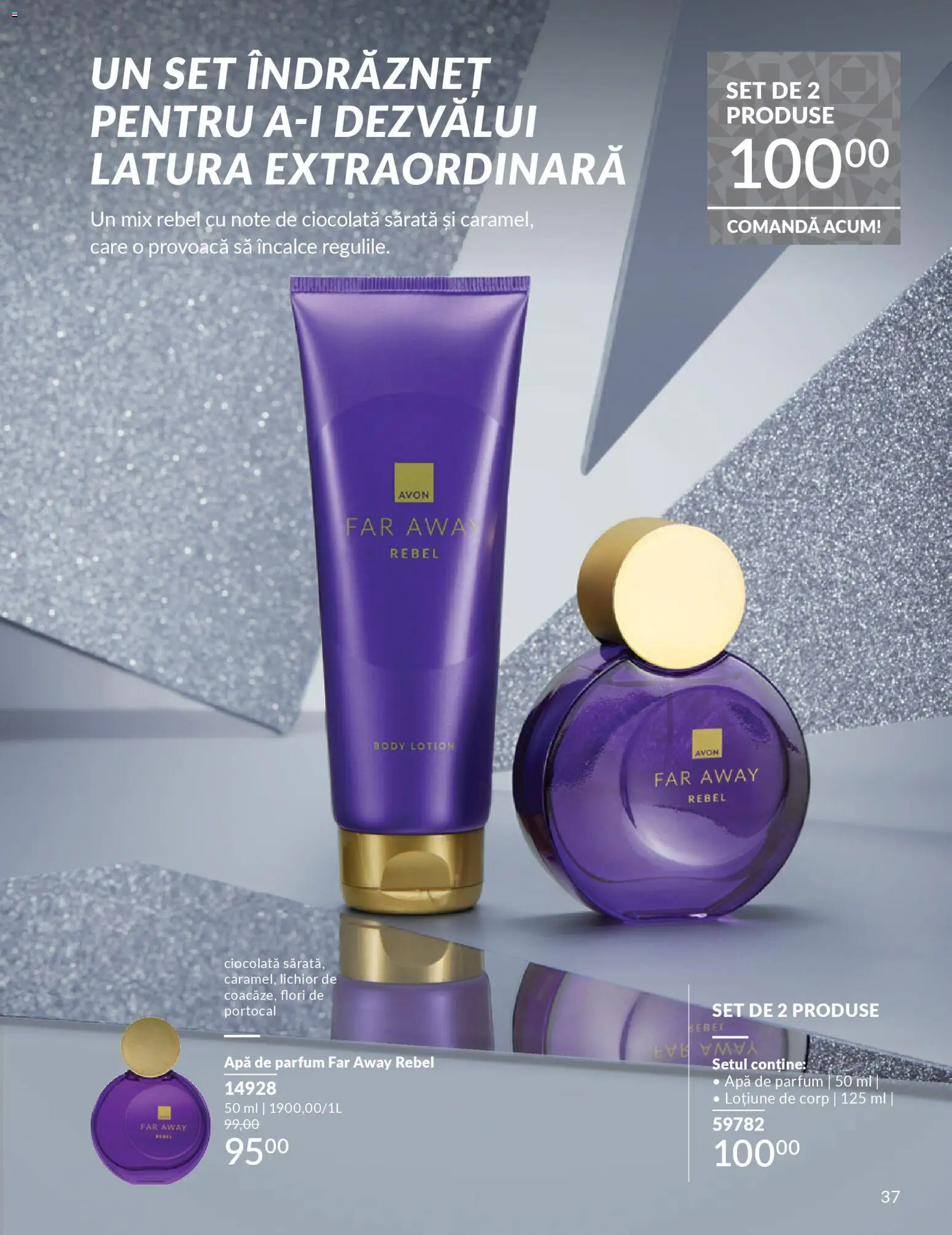 Noul catalog Avon – valabil de la 01.12.2025 | Pagină: 39 | Produse: Apă de parfum, Body, Ciocolată, Apă