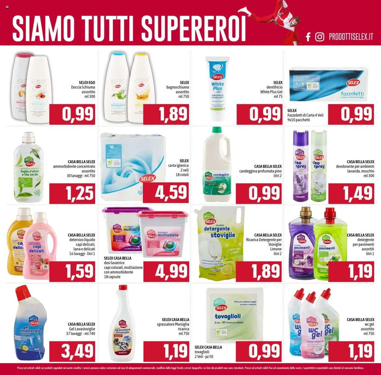 Volantino Emisfero del 09.10.2025 | Pagina: 27 | Prodotti: Carta igienica, Dentifricio, Ammorbidente, Sgrassatore