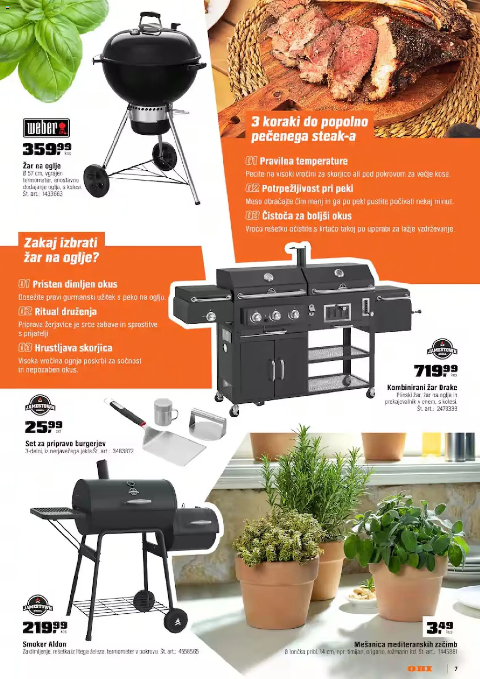 Novi OBI katalog ponudbe – veljaven od 01.04.2026 | Stran: 7 | Izdelki: Zar, Termometer