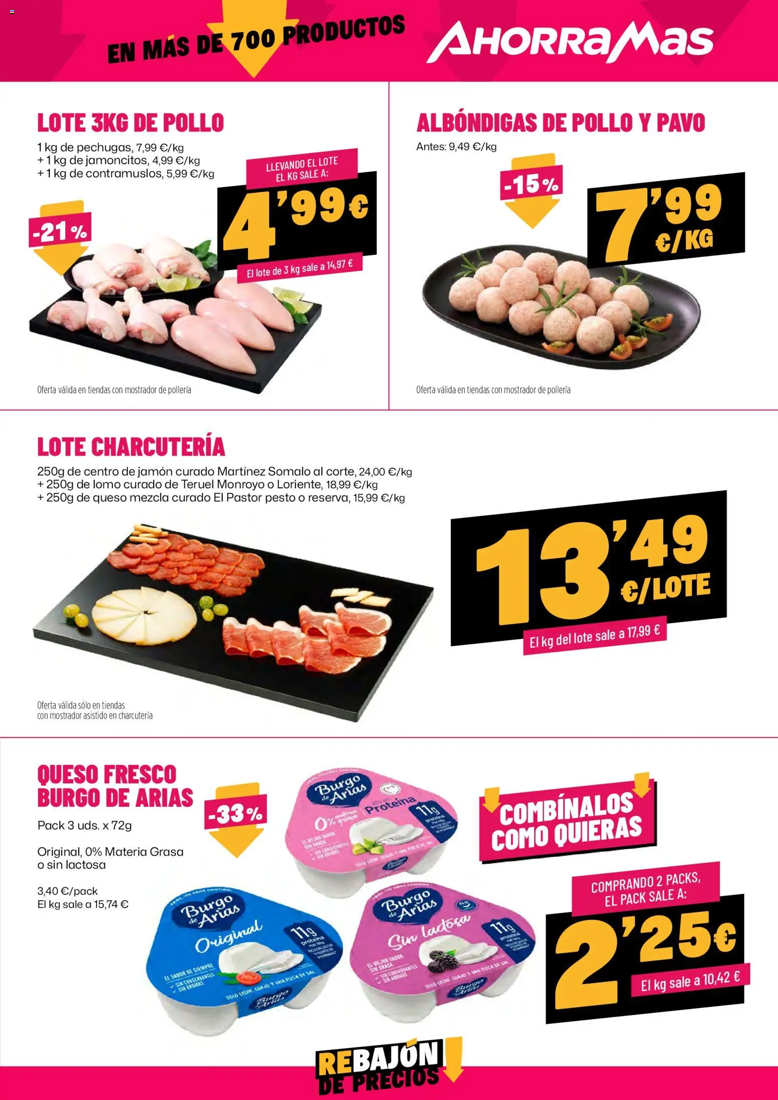 AhorraMas folleto │ válido desde el 12.02.2026 | Página: 7 | Productos: Queso, Jamón, Queso fresco