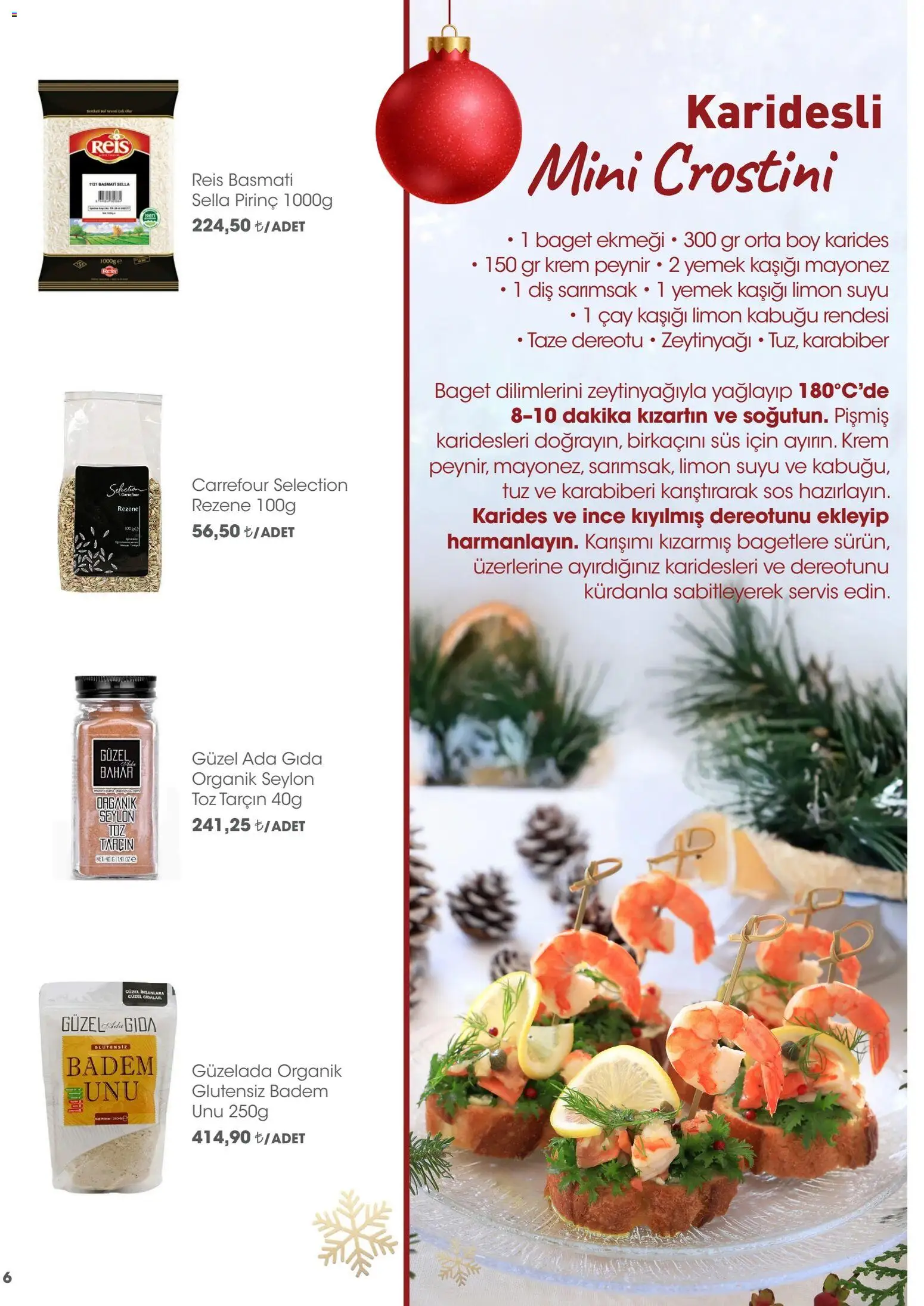 CarrefourSA Gurme  - 01.12.2025 tarihinden itibaren geçerlidir | Sayfa: 6 | Ürünler: Peynir, Tarçın, Badem, Mayonez