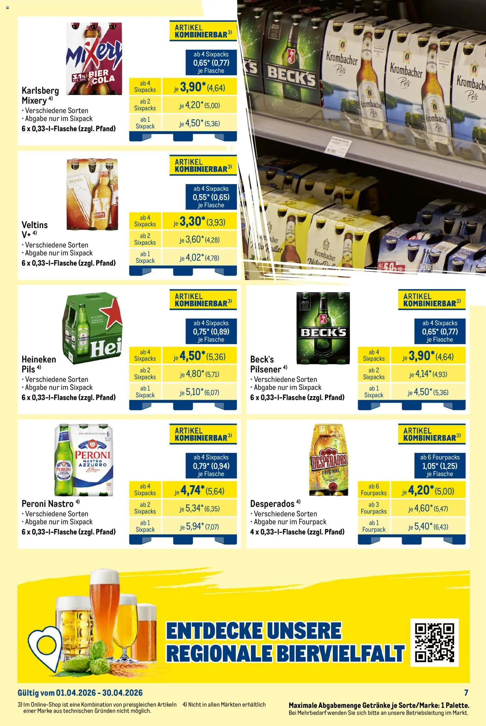 Metro Monats-Mix – gültig ab 01.04.2026 | Seite: 8 | Produkte: Mixer, Pils, Heineken, Mixery