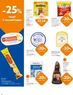 OKay folder - Voorbeeld van een folder van OKay, geldig van 22.04.2026 | Pagina: 16 | Producten: Cheddar, Feta, Kaas