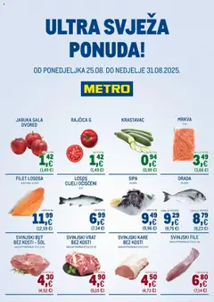 Metro - Ultra svježa ponuda - Pregled kataloga iz trgovine Metro, vrijedi od 25.08.2025