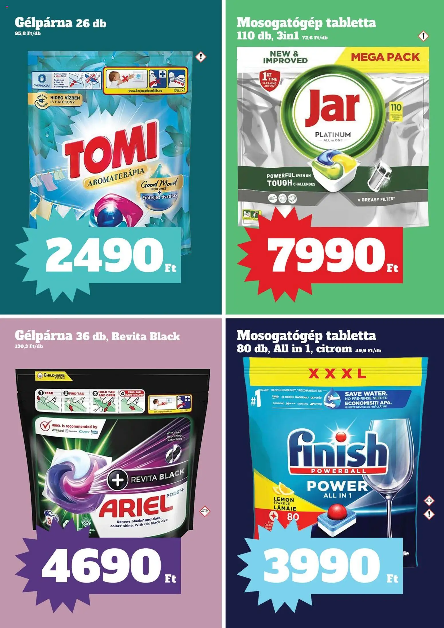 Family Diszkont akciós ujság - amely érvényes a következő dátumtól: 12.02.2026 | Oldal: 22 | Termékek: Ariel, Mosogatógép, Mosogatógép tabletta, Citrom