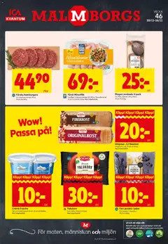 ICA Kvantum - Malmö - Förhandsvisning av reklamblad från butik ICA Kvantum aktuell från 10.11.2025