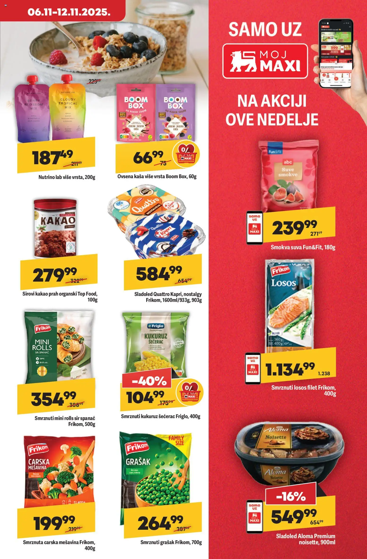 Maxi katalog - važi od 06.11.2025 | Strana: 7 | Proizvode: Sladoled, Kukuruz šećerac, Kukuruz, Sir