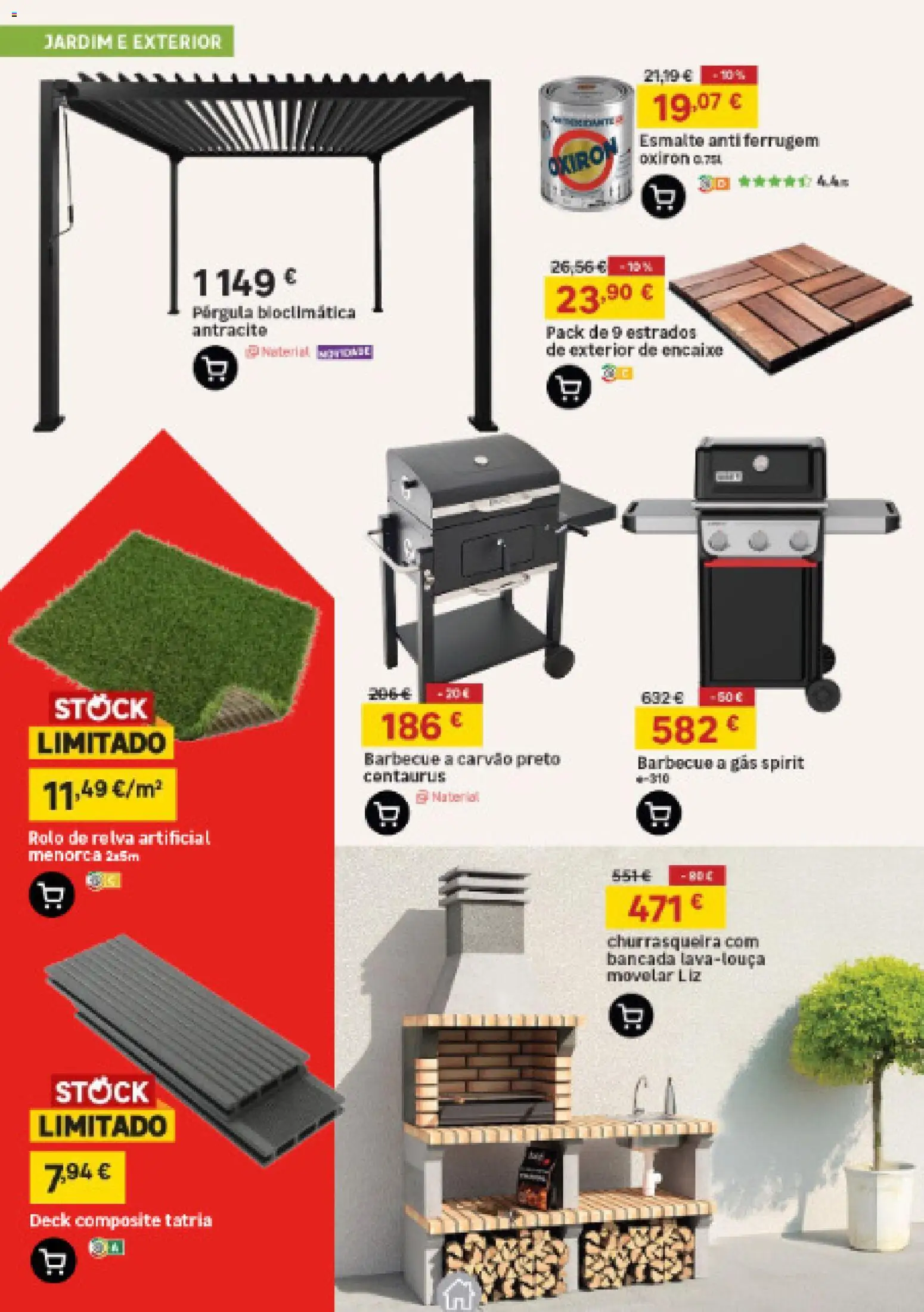 Leroy Merlin Arquipélago da Madeira │ válido de 26.03.2026 | Página: 3 | Produtos: Relva artificial, Bancada