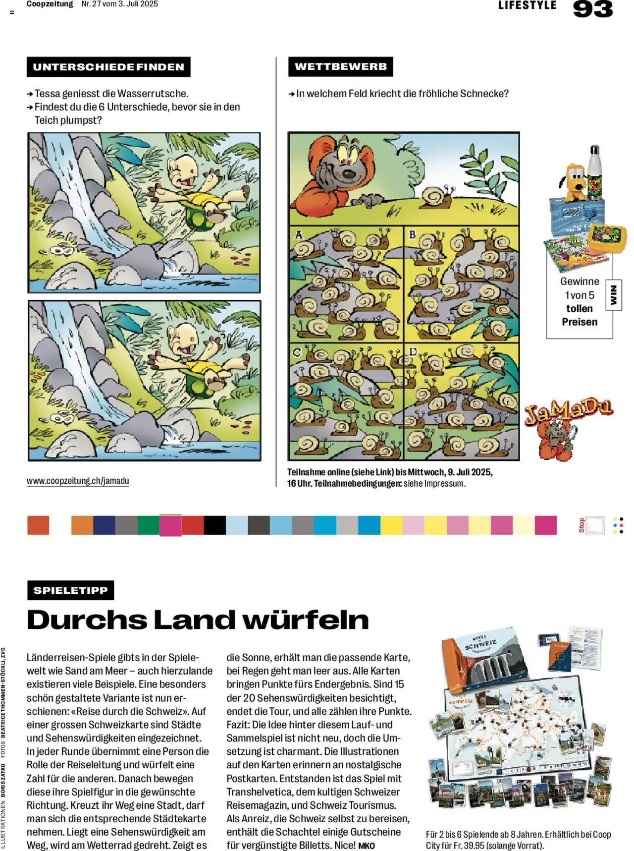 Coop Magazin ab 03.07.2025 | Seite: 93 | Produkte: Spiel