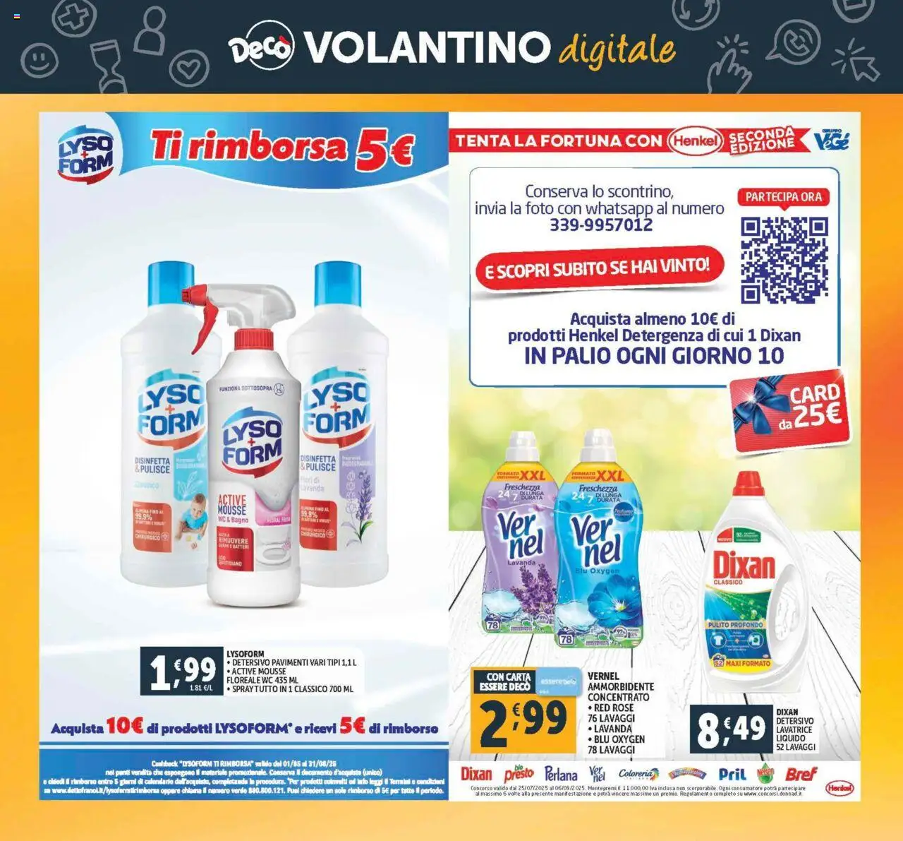 Volantino Decò del 08.08.2025 | Pagina: 29 | Prodotti: Ammorbidente, Chiodi, Lavanda, WC