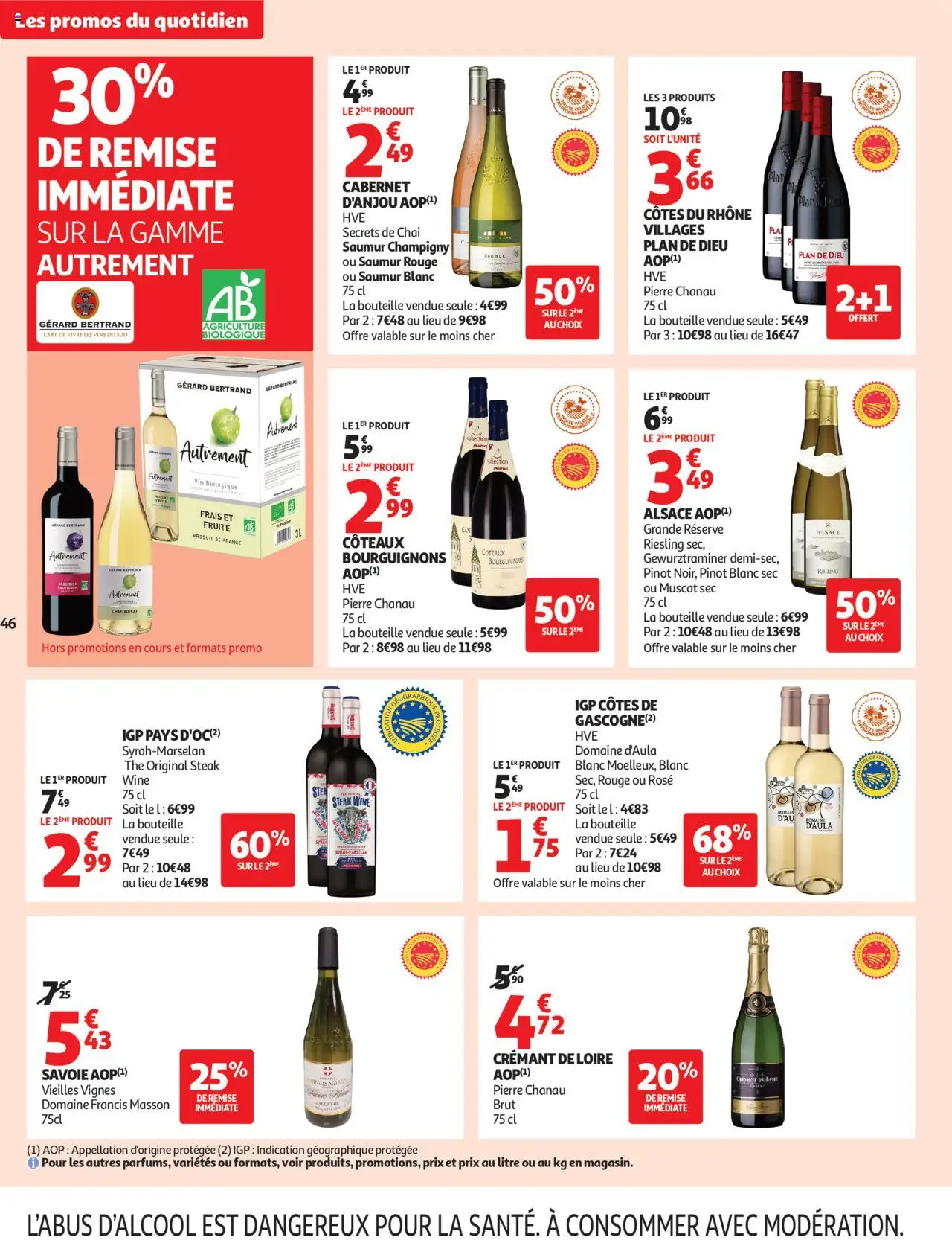{H1} | Page: 47 | Produits: Crémant, Vin, Thé