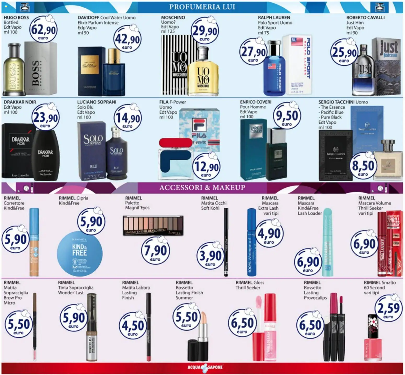 Volantino Acqua e Sapone del 15.12.2025 | Pagina: 3 | Prodotti: Rossetto, Sapone, Polo, Cipria