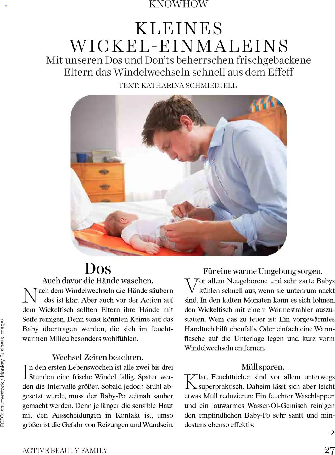dm drogerie markt Active Beauty Family gültig ab 01.10.2025 | Seite: 27 | Produkte: Stuhl, Wickeltisch, Seife