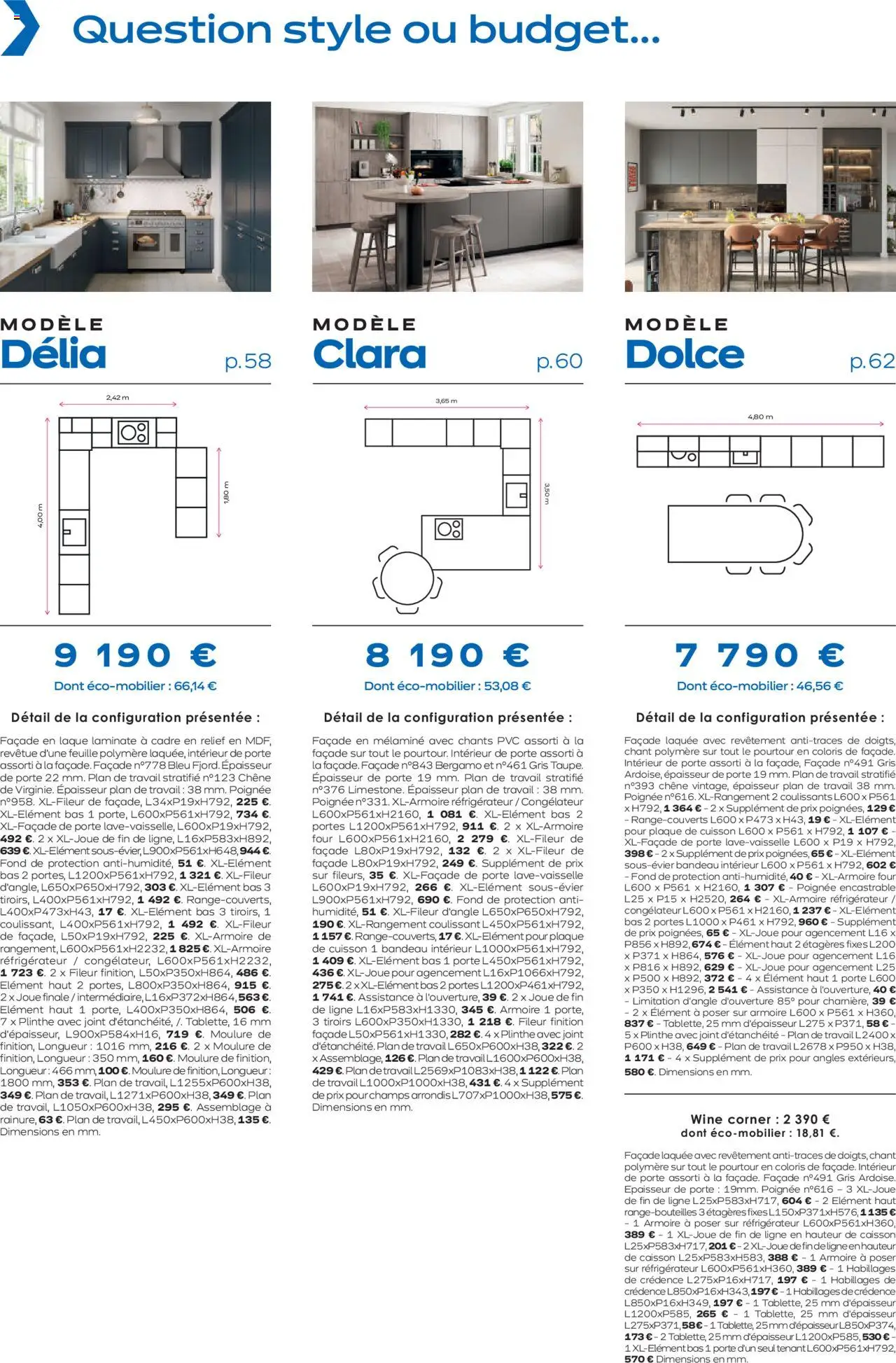  | Page: 126 | Produits: Réfrigérateur, Plinthe, Portes, Cadre