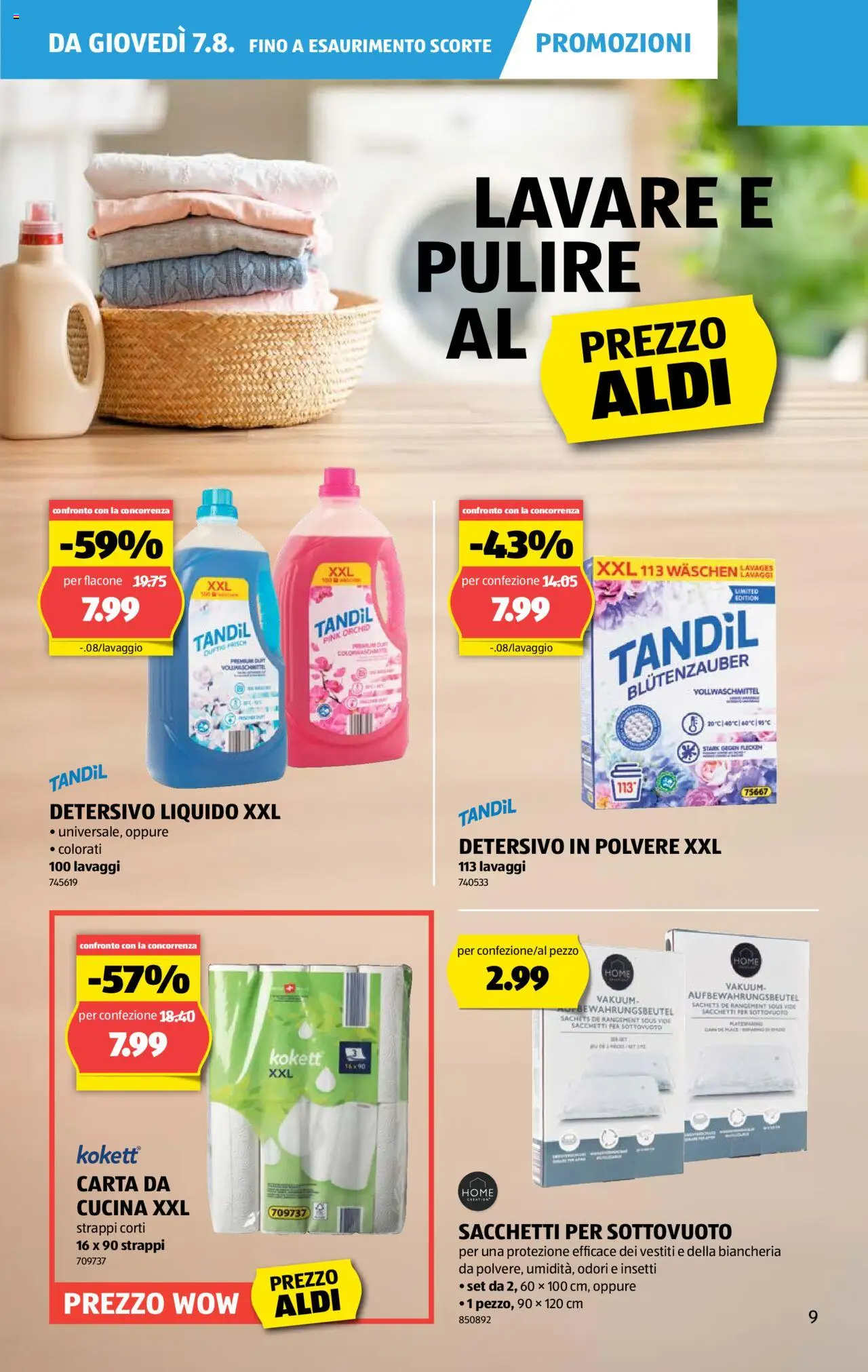 Aldi Volantino ab 07.08.2025 | Seite: 9 | Produkte: Duft