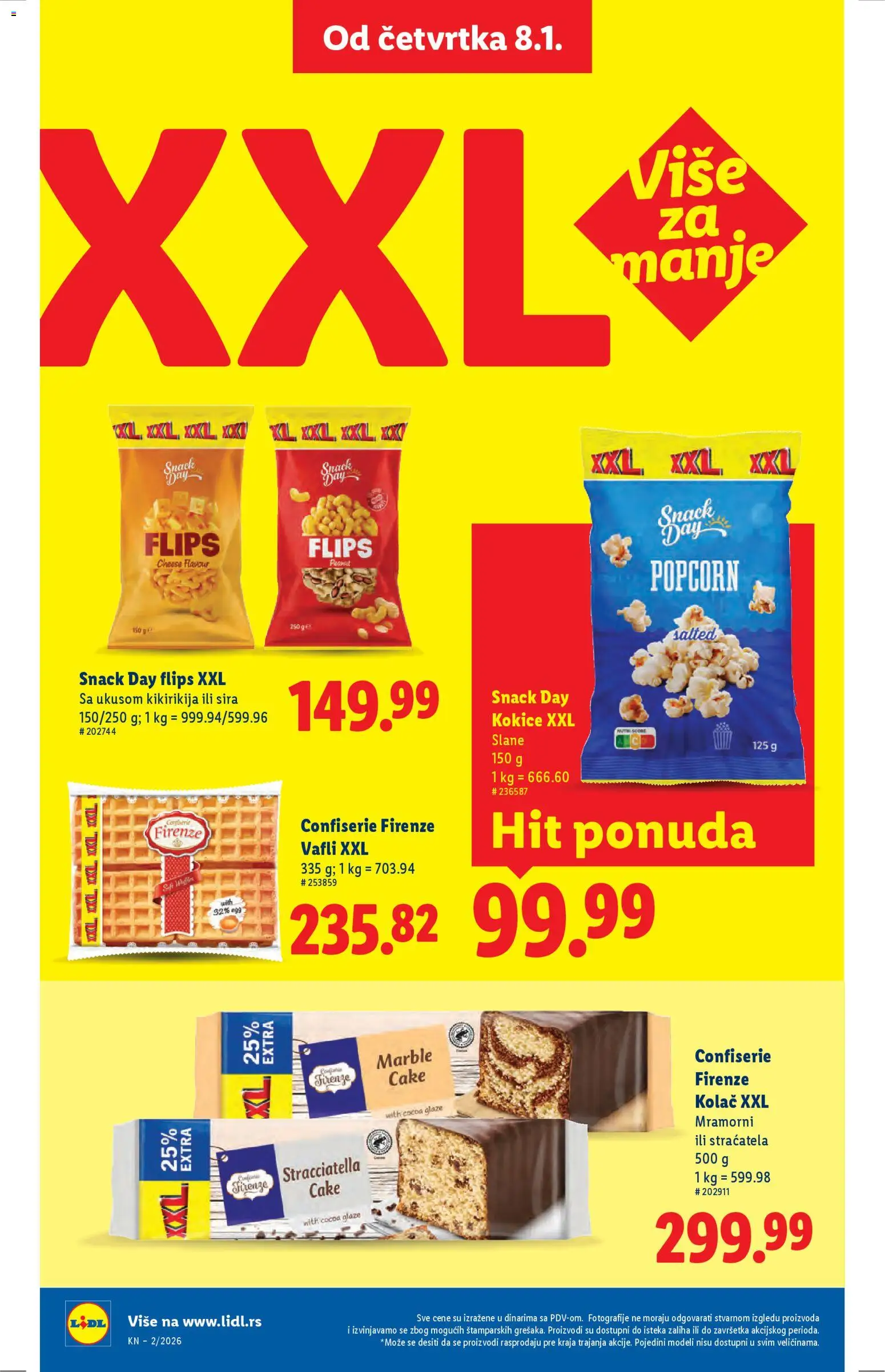 Lidl katalog - važi od 08.01.2026 | Strana: 40 | Proizvode: Kolač, Popcorn