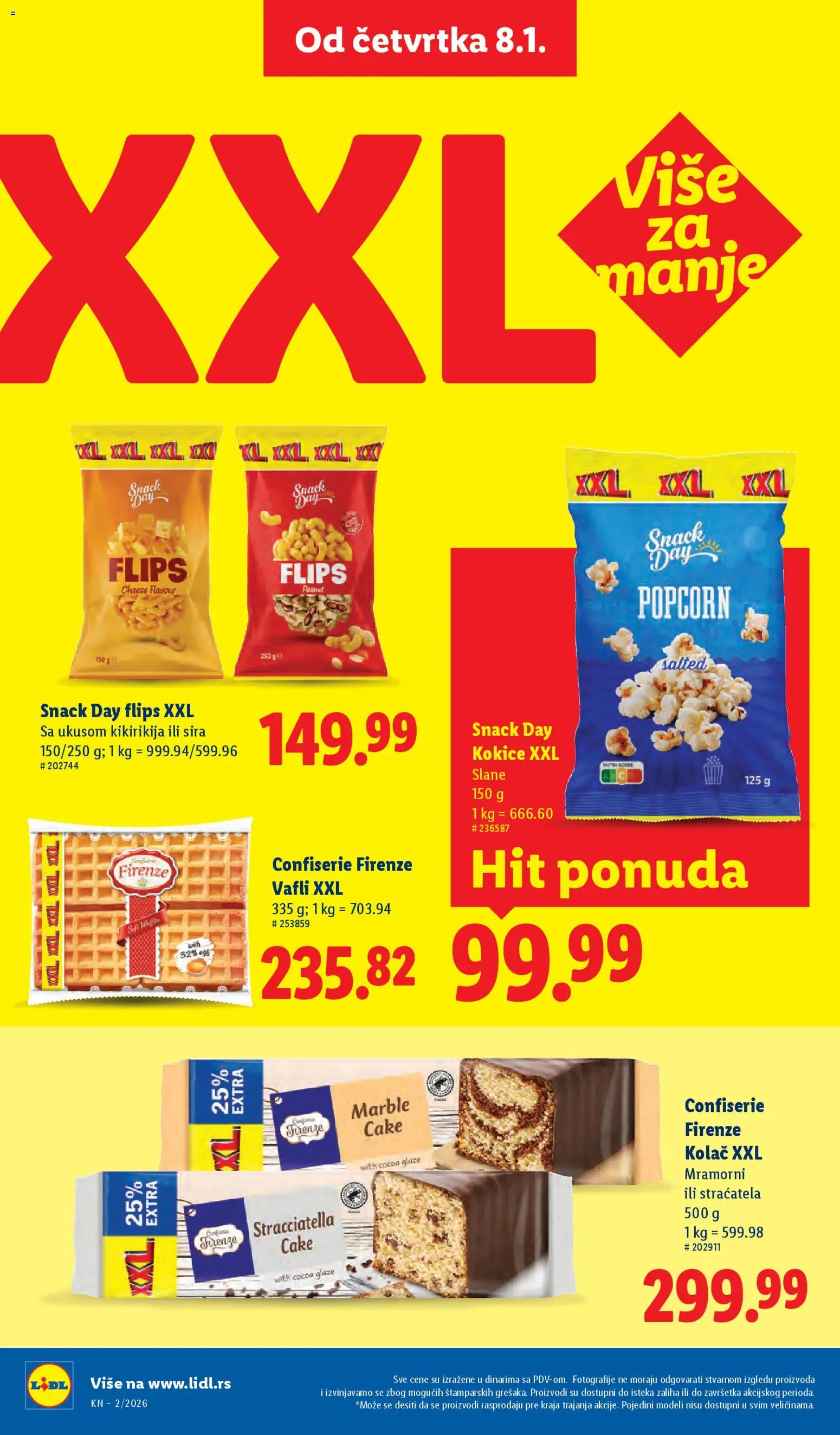 Lidl katalog - važi od 08.01.2026 | Strana: 40 | Proizvode: Kolač, Popcorn