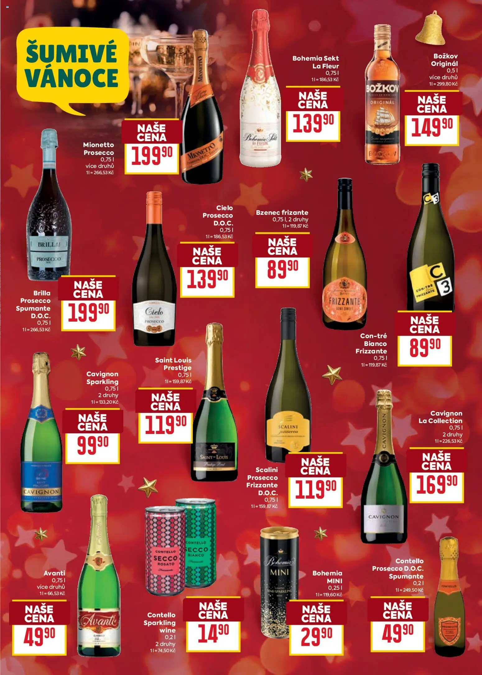 Billa leták - Delikatesy od 03.12.2025 | Strana: 25 | Produkty: Mionetto, Sekt, Avanti, Prosecco Frizzante