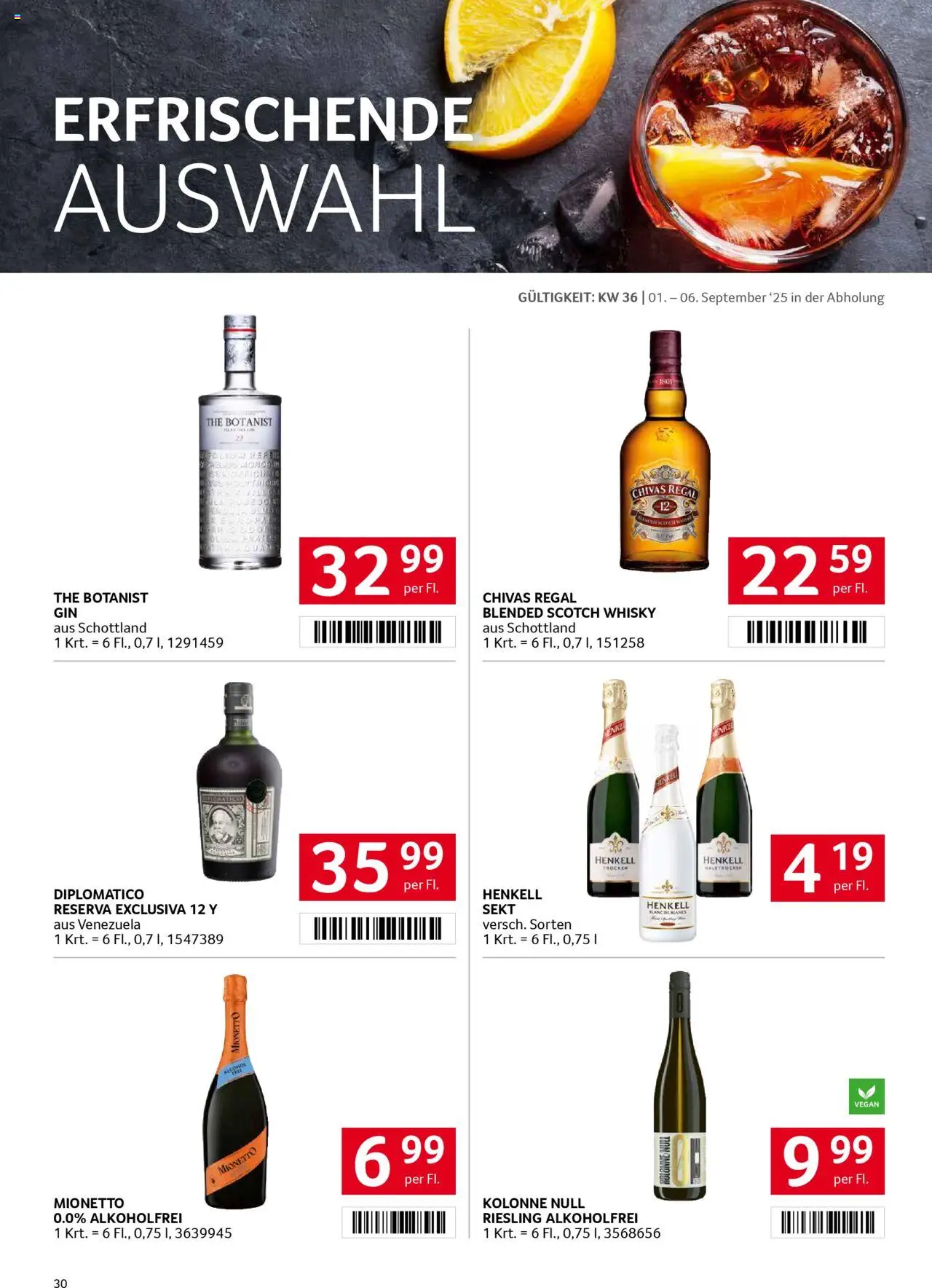 Transgourmet Flugblatt gültig ab 31.08.2025 | Seite: 30 | Produkte: Regal