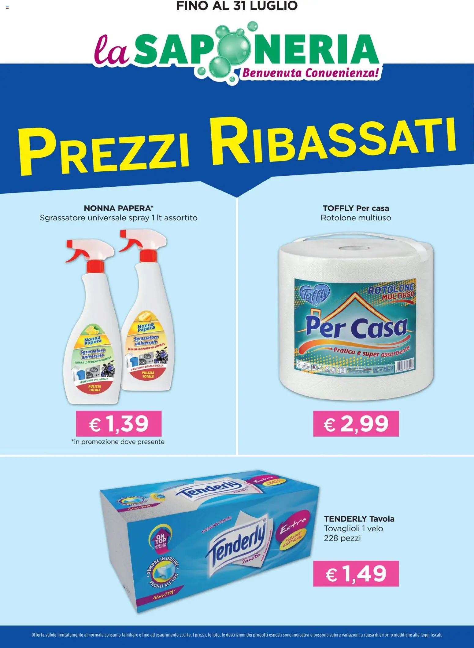 Volantino La Saponeria del 01.01.2026 | Pagina: 2 | Prodotti: Sgrassatore, Profumo