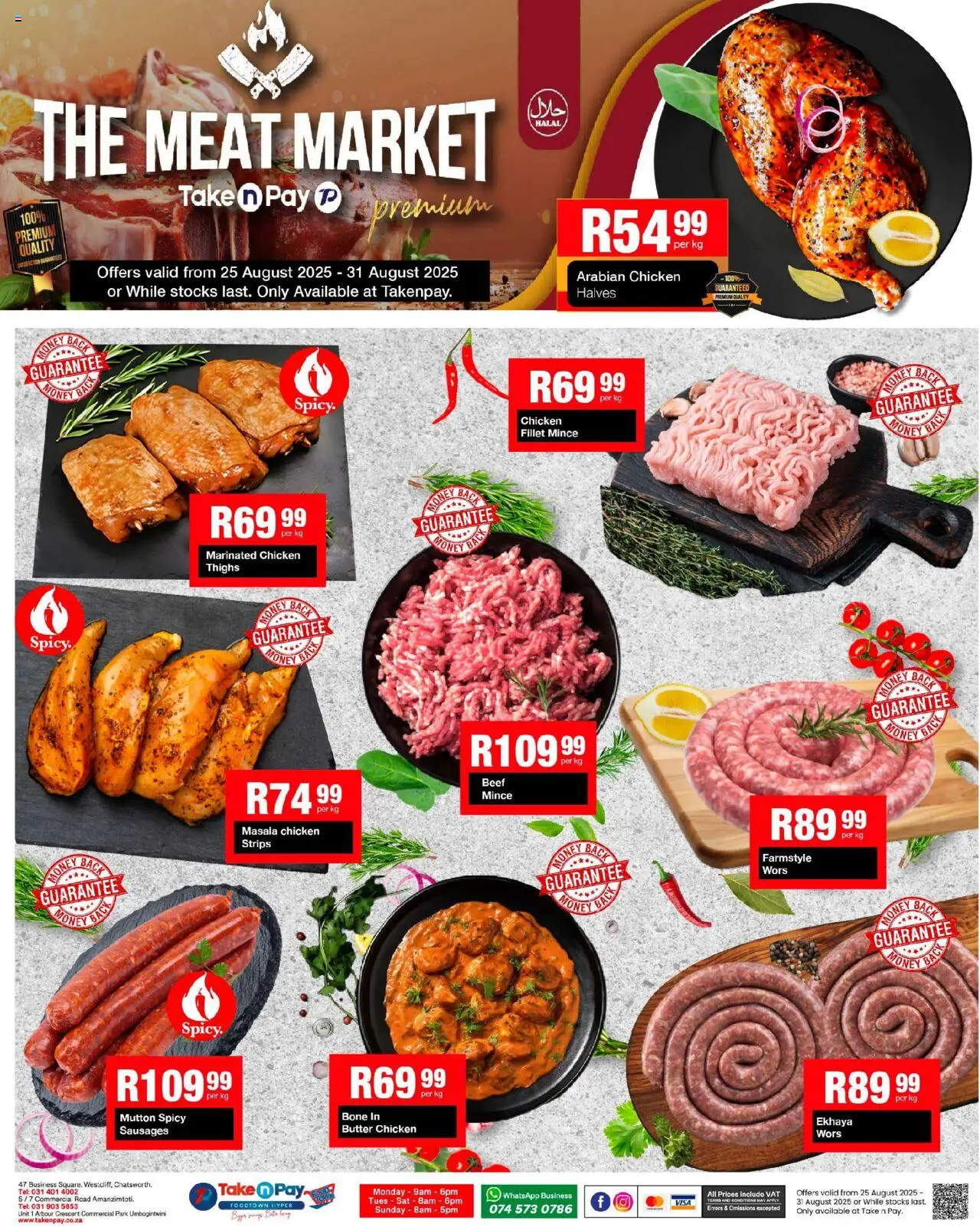 Take n Pay - Specials │ valid from 25.08.2025 | Page: 15 | Products: Bag, Butter, Chicken, Beef