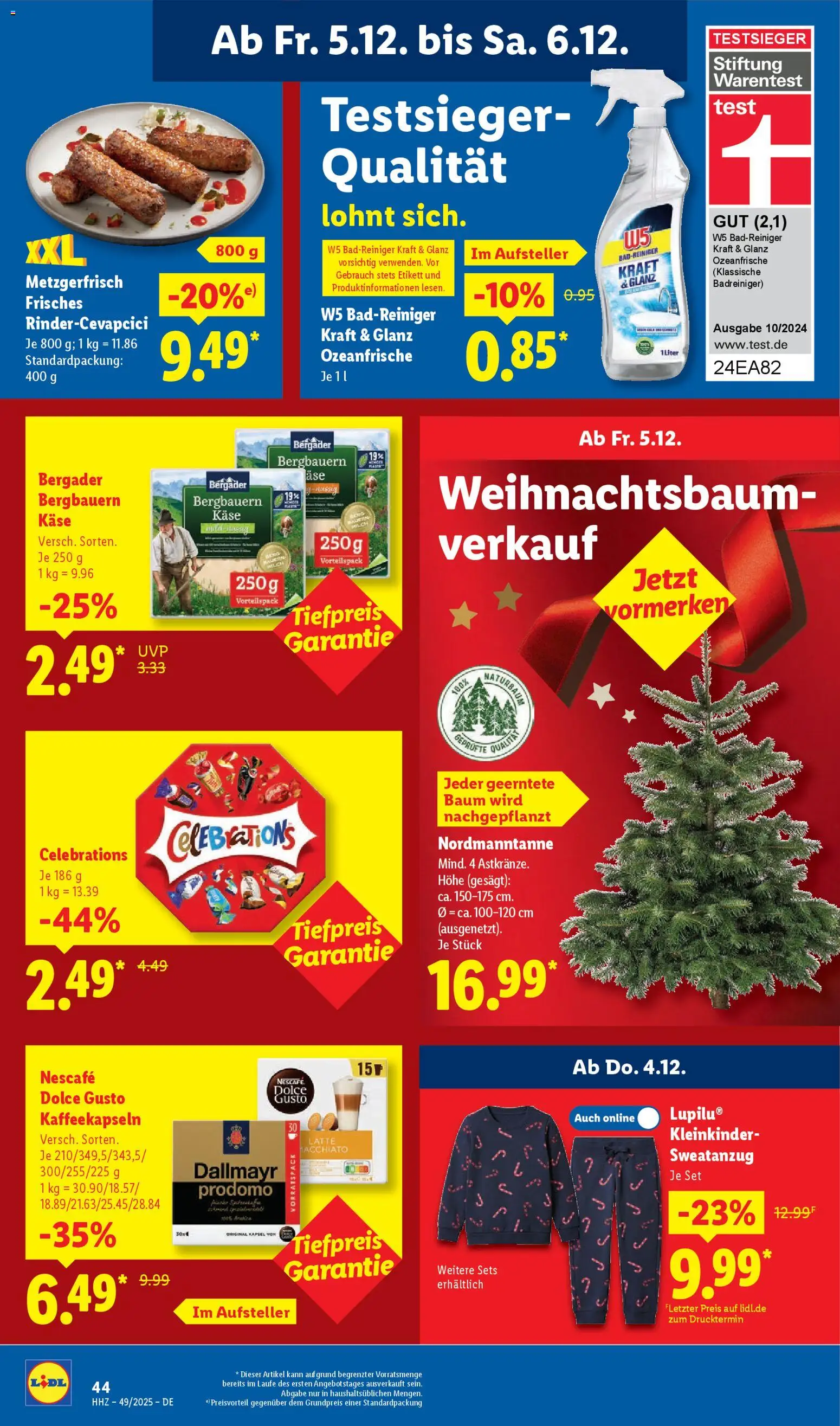 Lidl Prospekt Bestwig – gültig ab 01.12.2025 | Seite: 64 | Produkte: Käse, Celebrations, Dallmayr, Dolce gusto