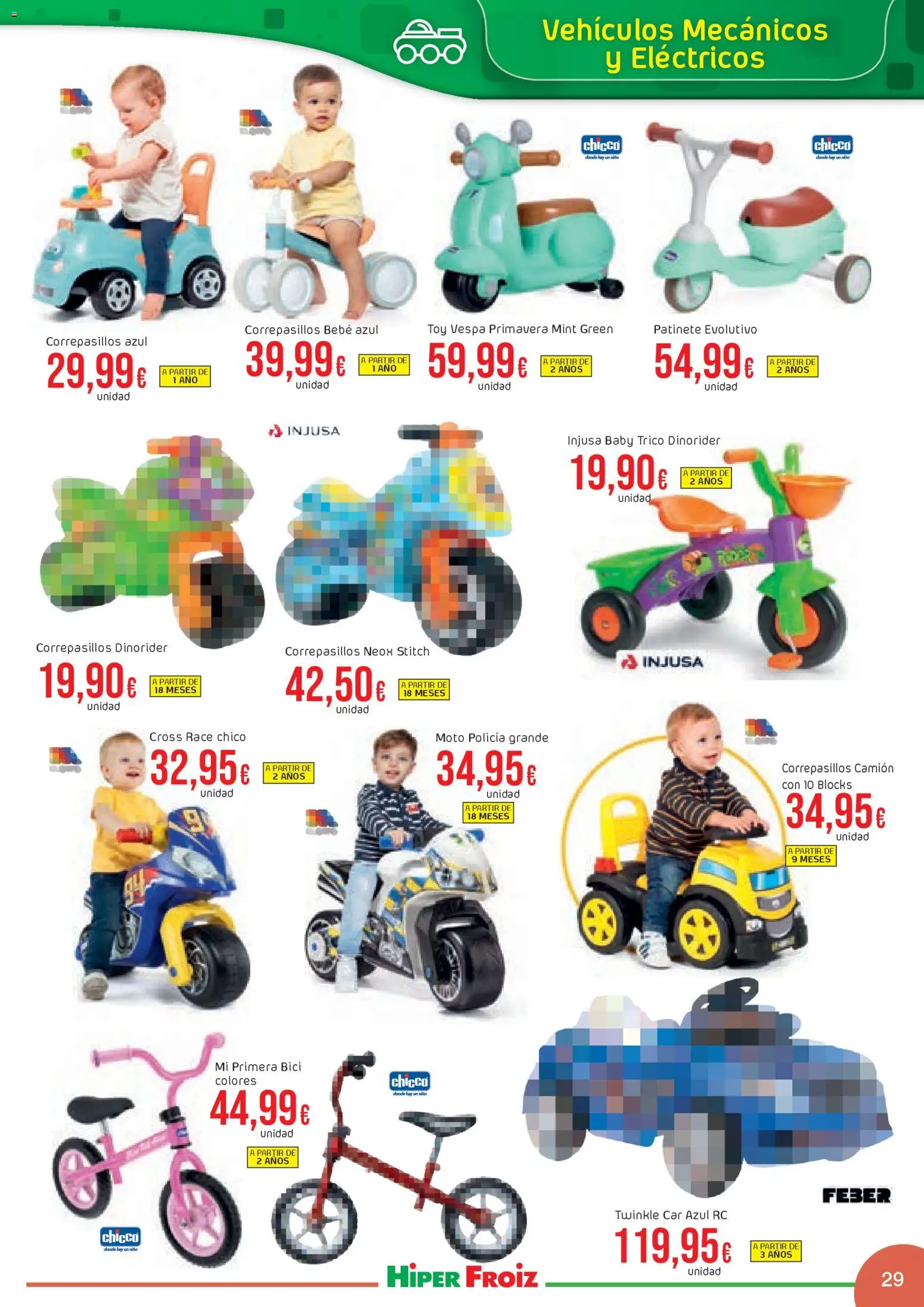 Froiz - Catálogo Juguetes │ válido desde el 21.11.2025 | Página: 29 | Productos: Patinete