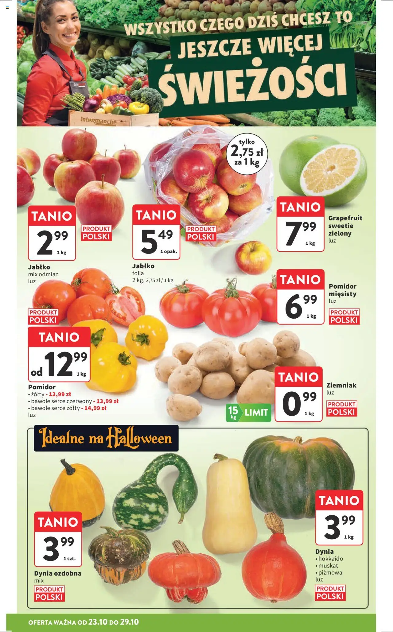Intermarche Gazetka od 23.10.2025 | Strona: 16 | Produkty: Dynia