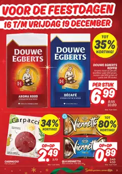 Dekamarkt - Folder - Voorbeeld van een folder van Dekamarkt, geldig van 16.12.2025 | Pagina: 3 | Producten: Kaas, Koffie, Zak, Calvados