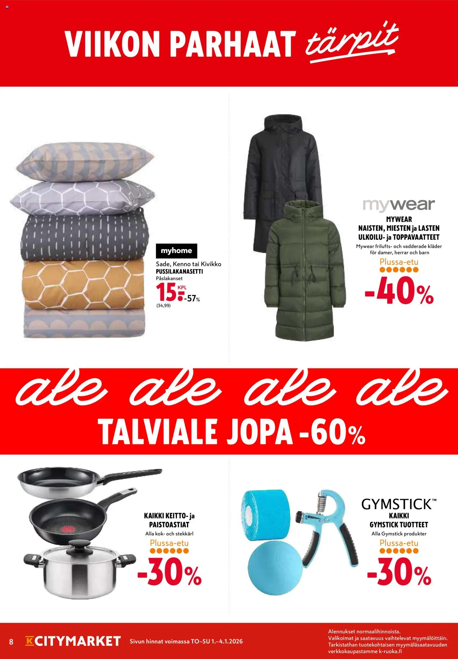 K-Citymarket tarjoukset – voimassa 01.01.2026 alkaen | Sivu: 8