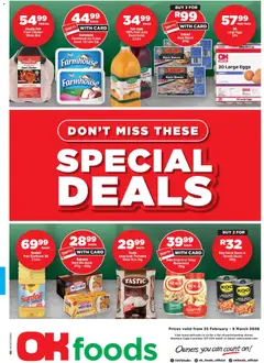 OK Foods specials catalogue – valid from 25.02.2026