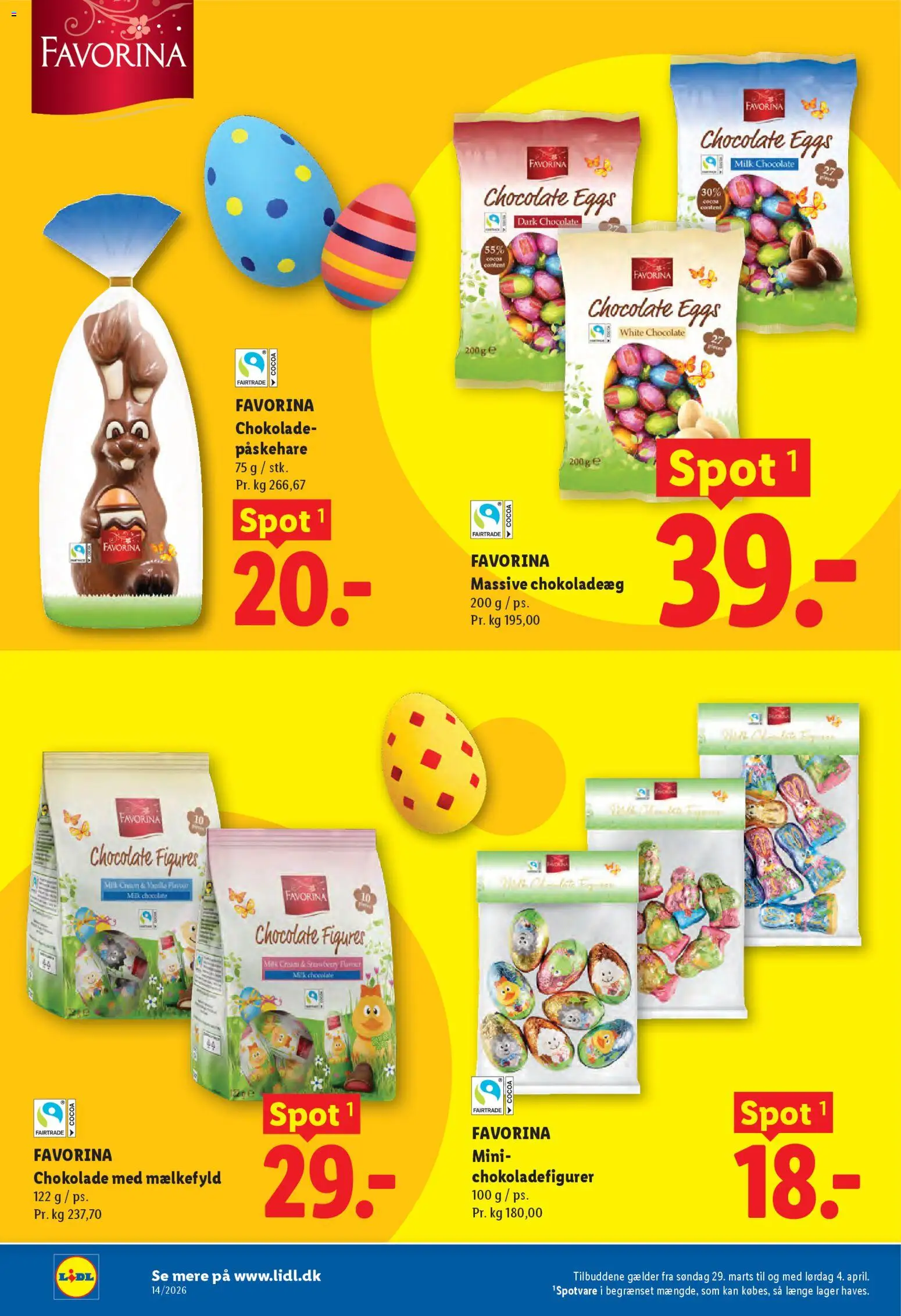 Lidl tilbudsavis – gyldig fra 29.03.2026 | Side: 12 | Produkter: Chokolade, Søm
