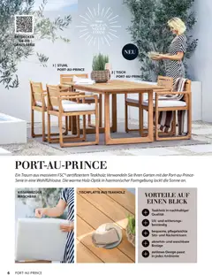 Dehner Gartenmöbel Trends 2026 ab 29.01.2026 gültig | Seite: 6 | Produkte: Tisch, Stuhl
