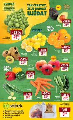 Náhled letáku Billa Velký leták od 25.03.2026 | Strana: 2 | Produkty: Kiwi, Česnek, Clever, Okurka