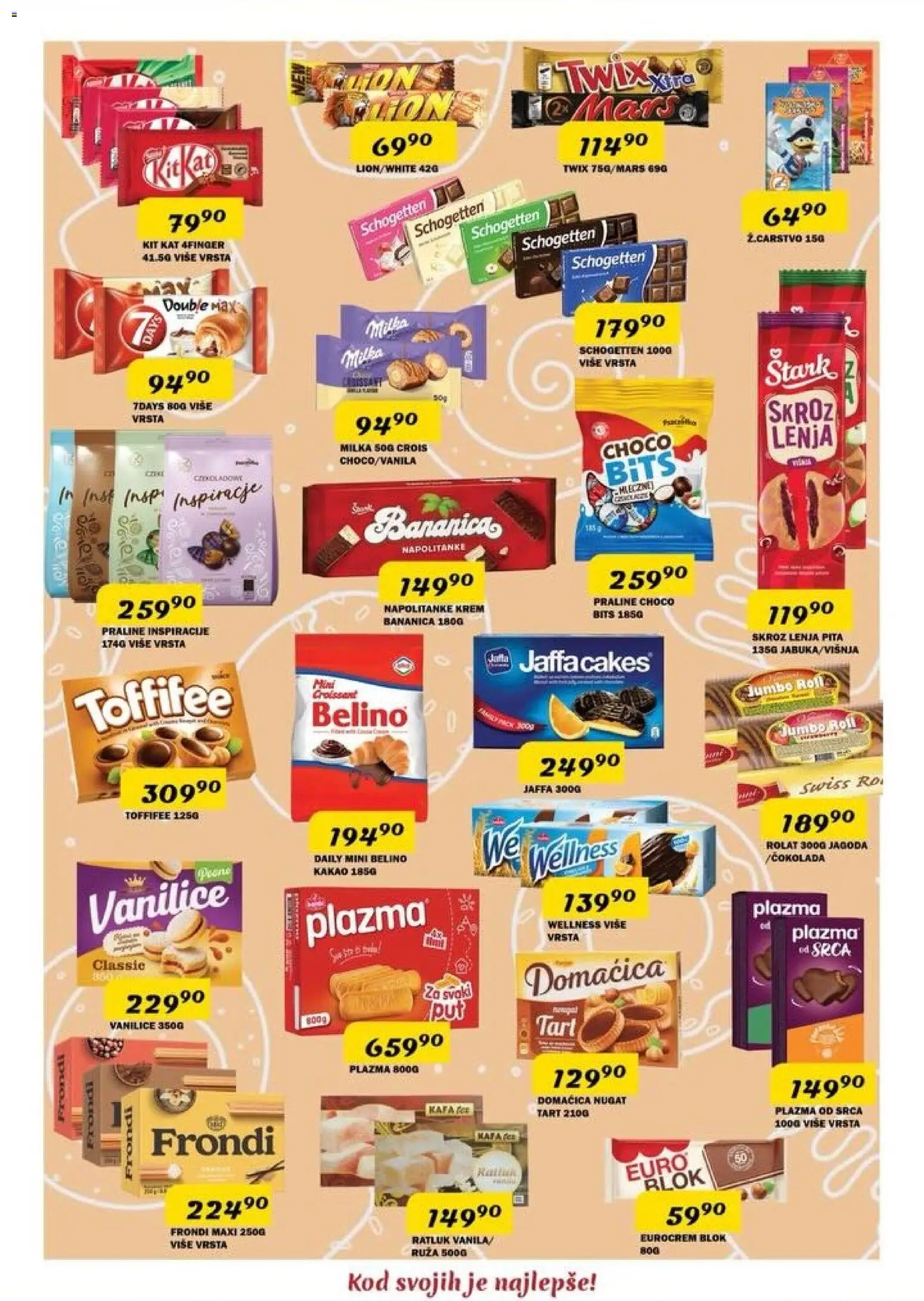 VP Dima katalog - važi od 09.04.2026 | Strana: 13 | Proizvode: Milka, Plazma, Ratluk, Pita