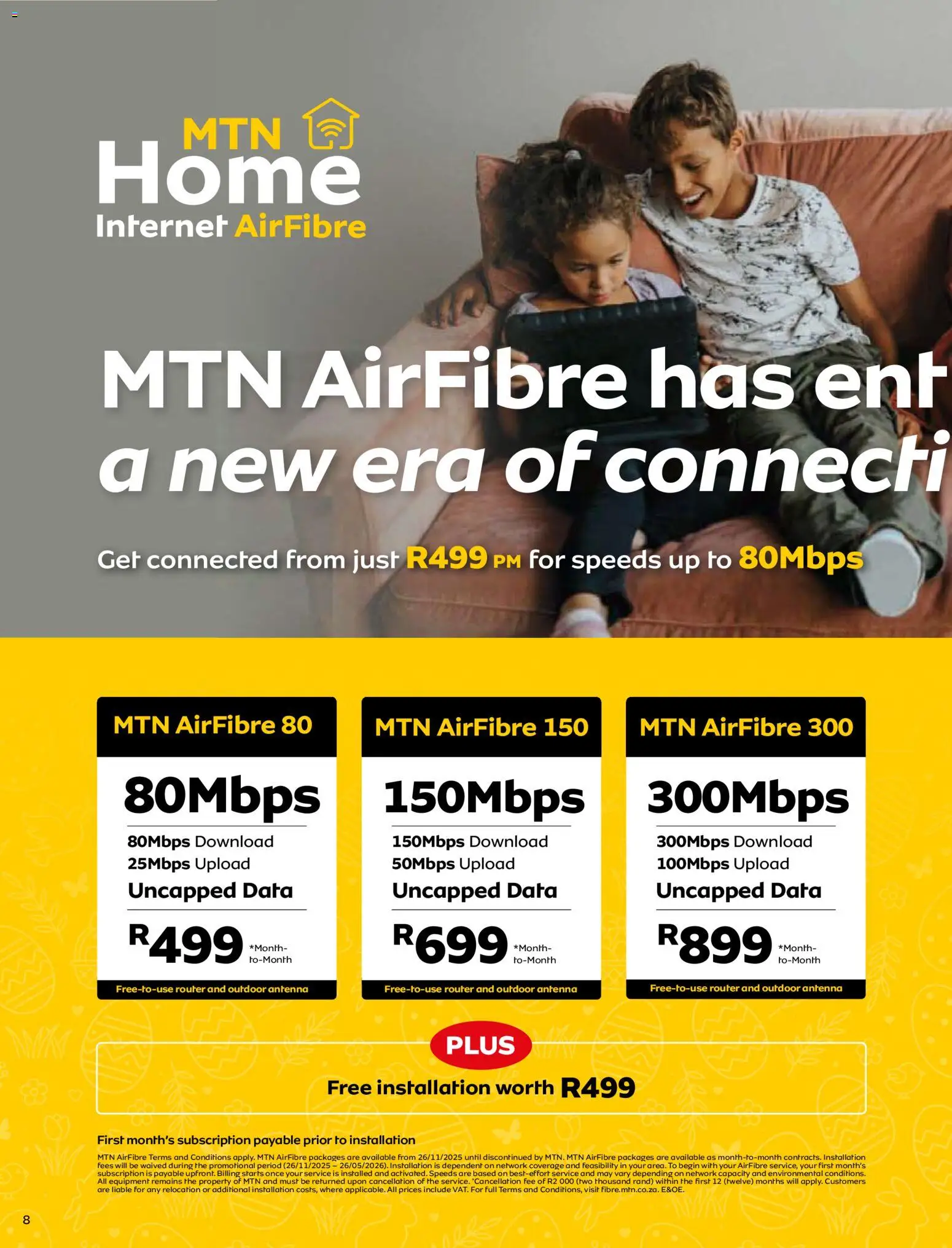 New MTN catalogue – valid from 07.04.2026 | Page: 8 | Products: Data, Router