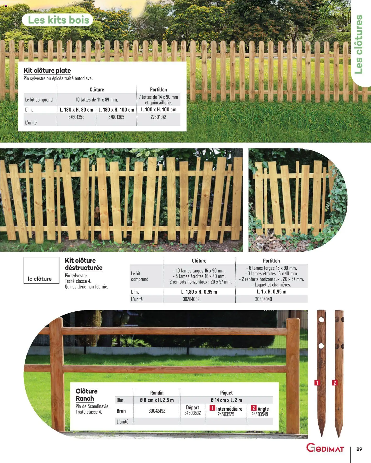 {H1} | Page: 89 | Produits: Clôture