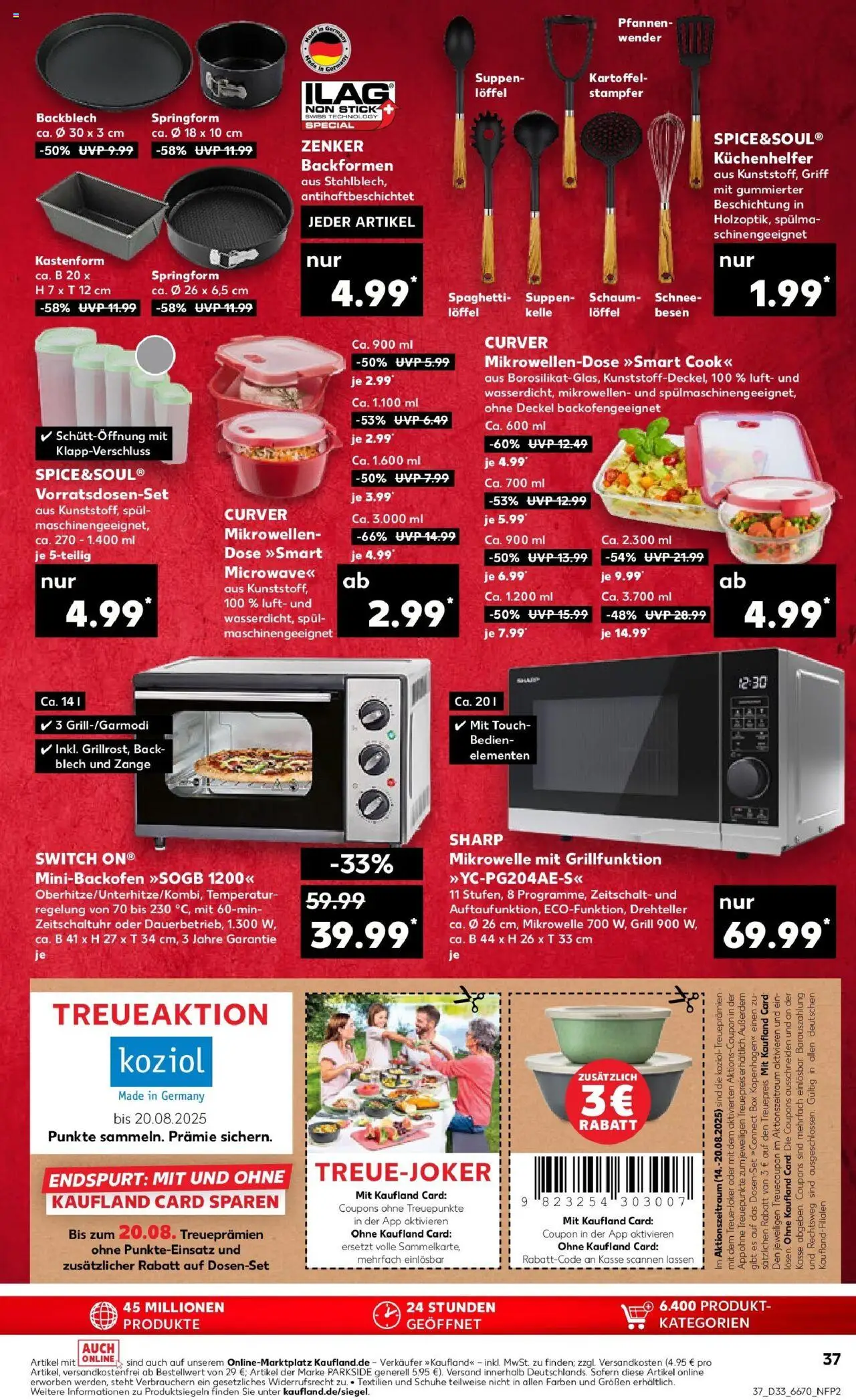 Kaufland prospekt Stolberg	 - gültig ab dem 18.08.2025 | Seite: 50 | Produkte: Mikrowelle, Grill, Box