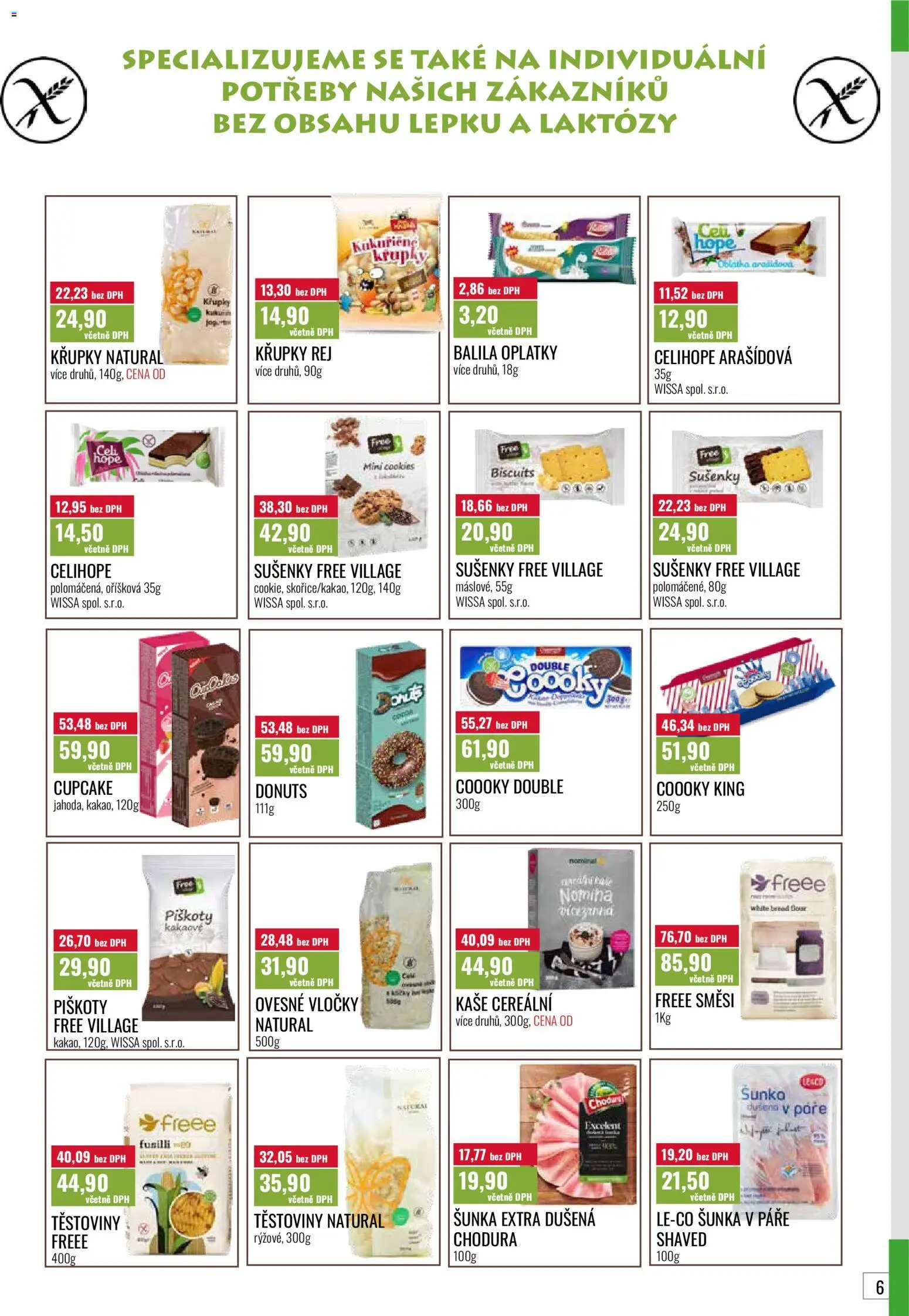 Ratio leták od 01.03.2026 | Strana: 6 | Produkty: Šunka, Těstoviny, Ovesné vločky, Kaše