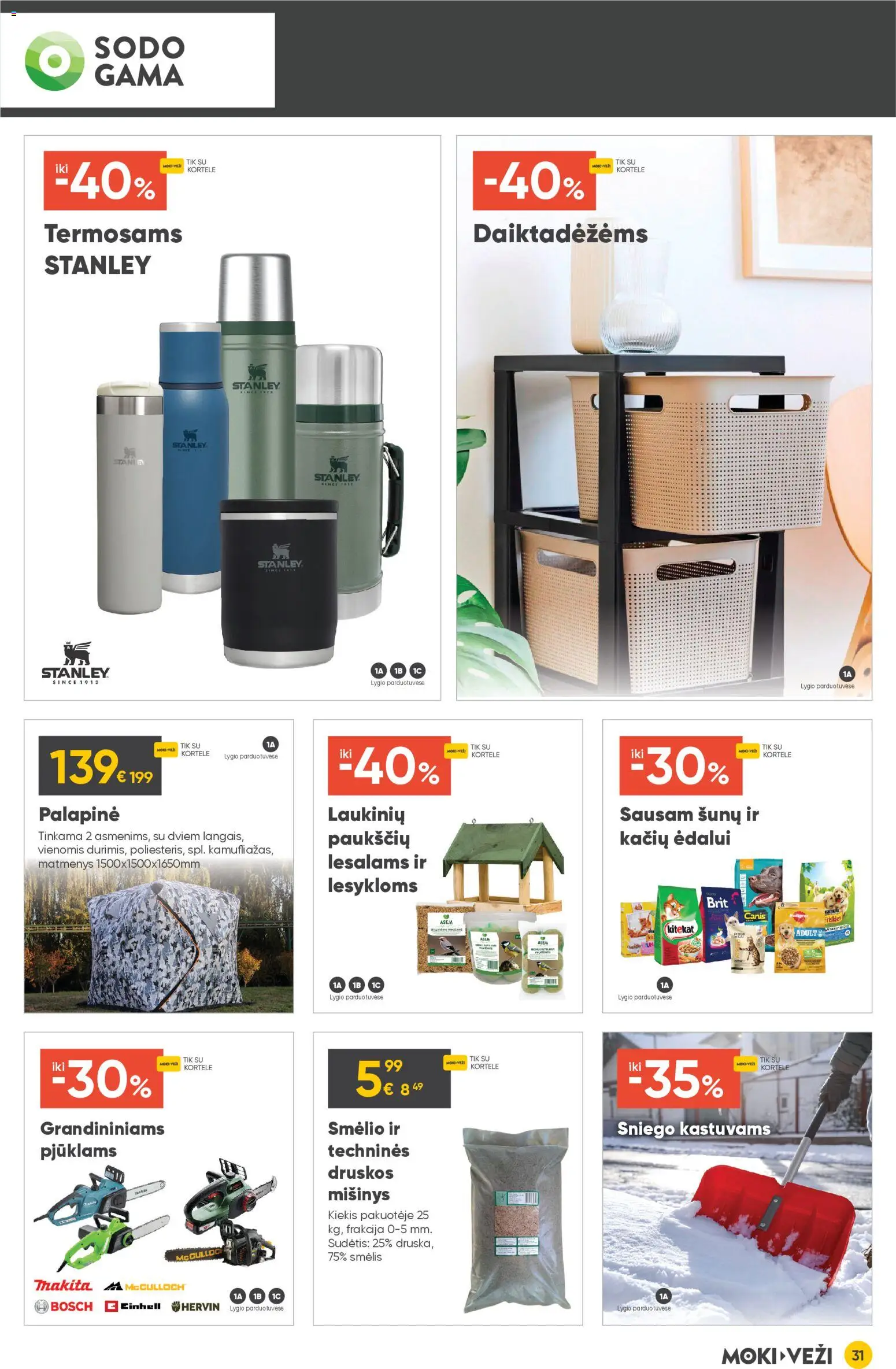 MOKI VEŽI akcijos nuo 11.12.2025 | Puslapis: 31