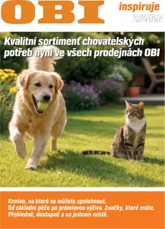 Náhled letáku OBI leták - Chovatelská potřeby od 15.02.2026
