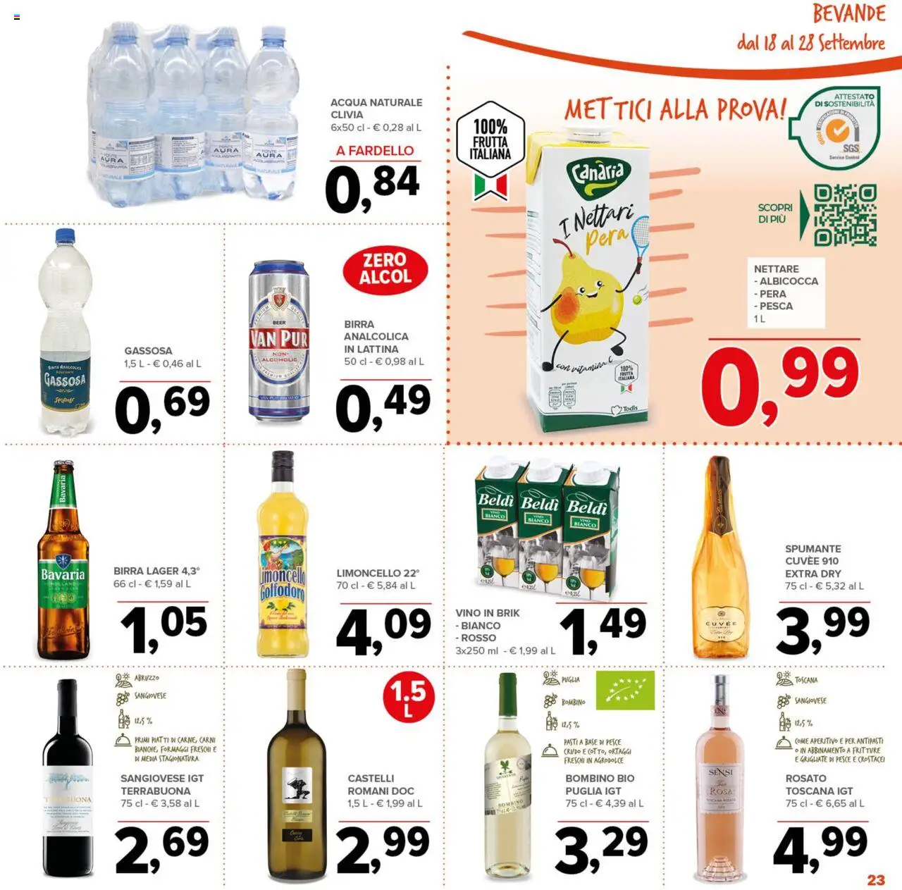 Volantino Todis del 18.09.2025 | Pagina: 23