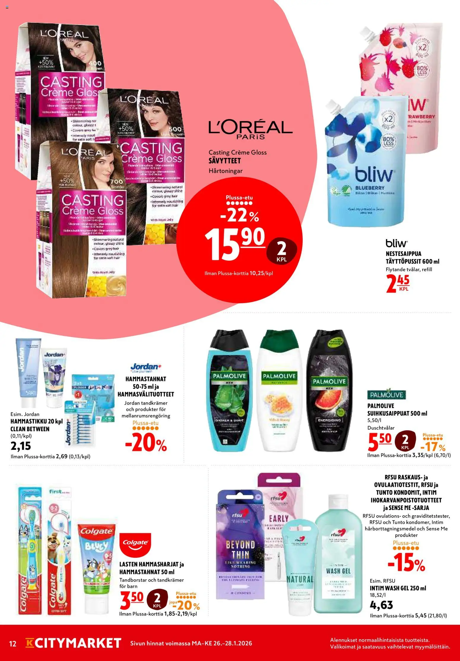 K-Citymarket tarjoukset – voimassa 26.01.2026 alkaen | Sivu: 12